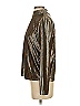 Zara W&B Collection Metallic Stripes Gold Long Sleeve Blouse Size S - photo 5