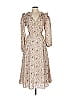 Xirena 100% Cotton Paisley Ivory Casual Dress Size L - photo 1
