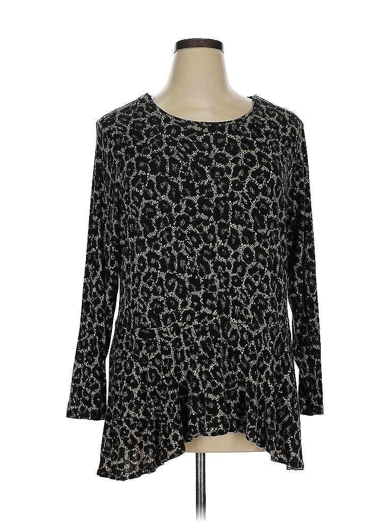 Pre-owned Michael Michael Kors Long Sleeve Blouse In Black