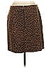 Ann Taylor Animal Print Brown Wool Skirt Size 4 - photo 2