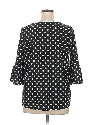 Green Envelope 3/4 Sleeve Blouse (view 2)