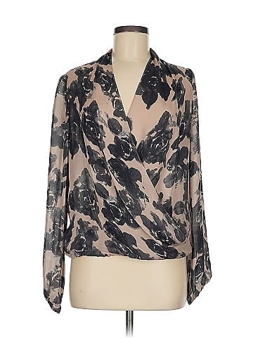 Haute Hippie 3/4 Sleeve Silk Top (view 1)