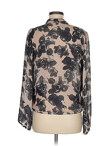 Haute Hippie 3/4 Sleeve Silk Top (view 2)