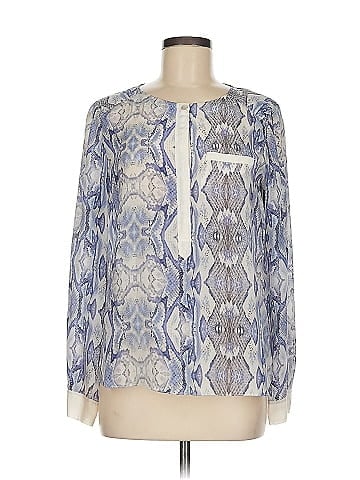 Rebecca Taylor Long Sleeve Silk Top (view 1)