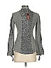 XCVI Animal Print Gray Jacket Size XS - photo 2