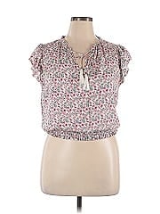 Rose + Olive Short Sleeve Blouse