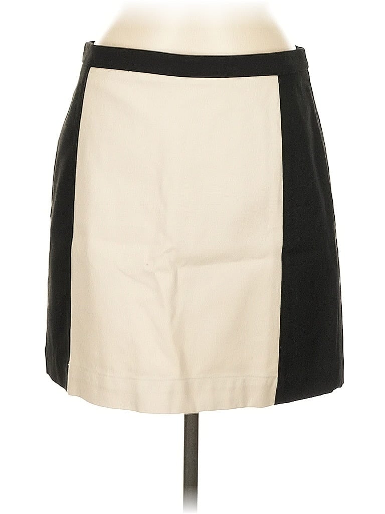 Pre-owned Ann Taylor Loft Casual Skirt In White