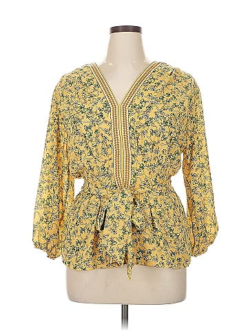 Max Studio 3/4 Sleeve Blouse (view 1)
