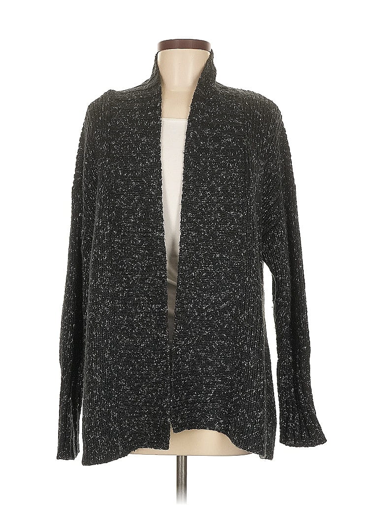 Pre-owned Liv Cardigan Sweater In Gray