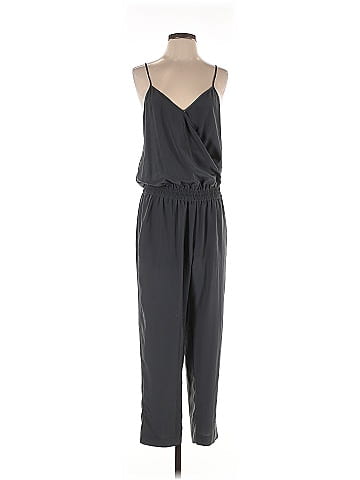 J.Crew Factory Store 100% Polyester Gray Jumpsuit Size 4