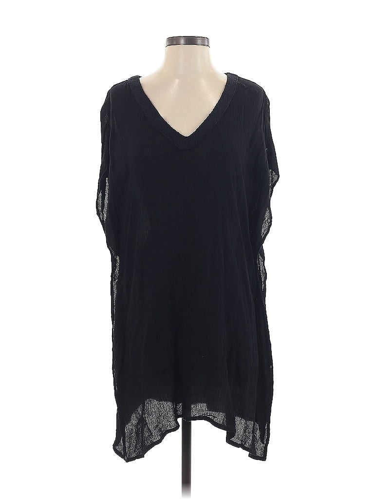 O'Neill 100% Rayon Black Short Sleeve Top Size S - photo 1