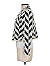 August Silk Chevron-herringbone Ivory Cardigan Size M - photo 5