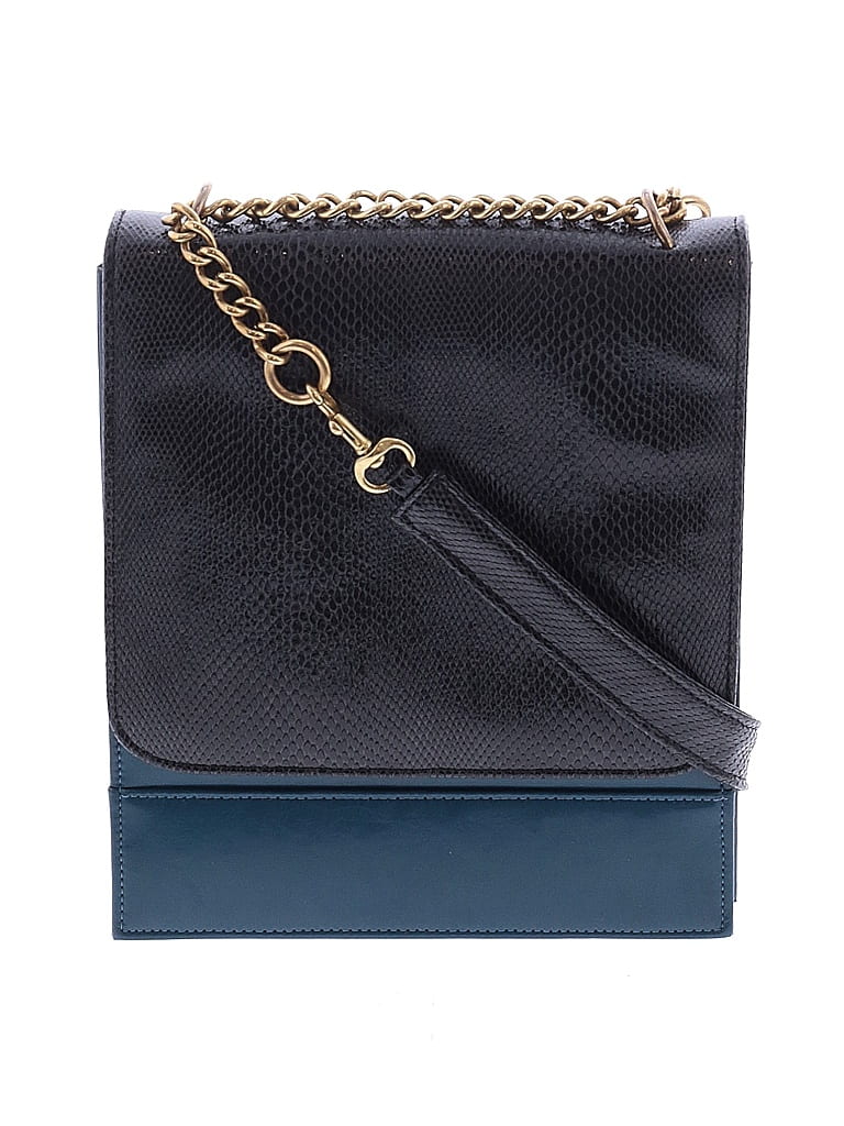 Pre-owned Freedom Of Animals Leather Crossbody Bag In Black