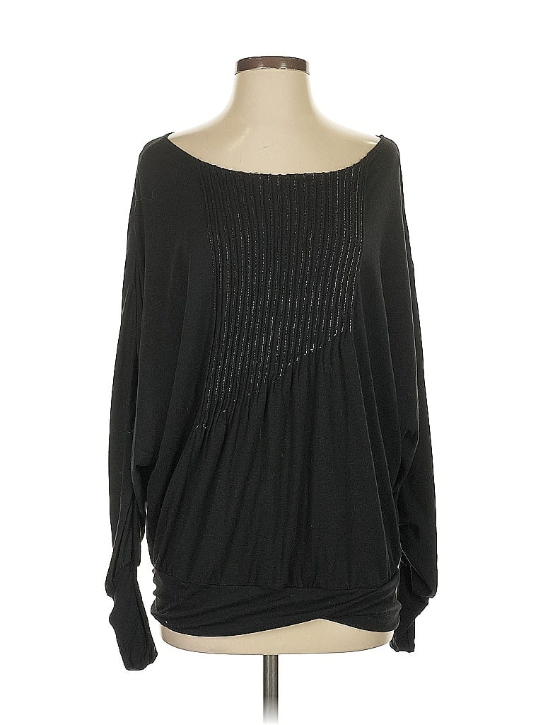 Covet Black Long Sleeve Top Size S - photo 1