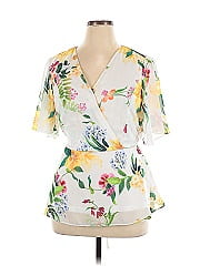 City Chic Short Sleeve Blouse