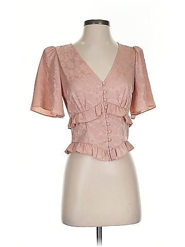 ASTR The Label Short Sleeve Blouse (view 1)