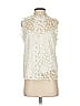 BB Dakota Ivory Sleeveless Blouse Size S - photo 1
