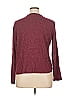 Socialite Tweed Burgundy Pullover Sweater Size XL - photo 2