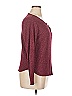 Socialite Tweed Burgundy Pullover Sweater Size XL - photo 4