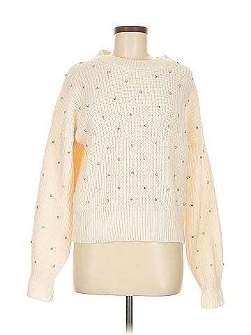 Hem & Thread Pullover Sweater (view 1)