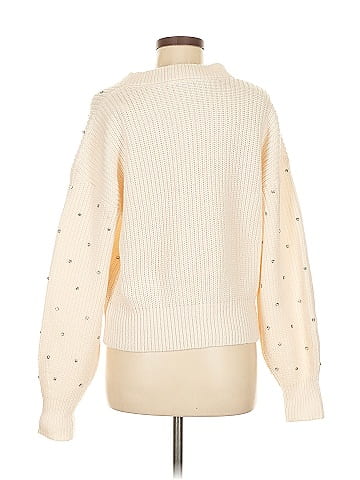 Hem & Thread Pullover Sweater (view 2)