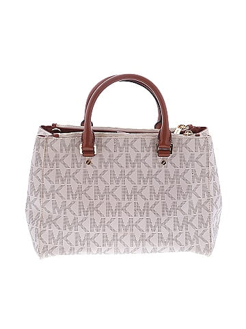 MICHAEL Michael Kors Leather Satchel (view 2)
