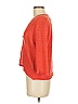 August Silk Orange Red Cardigan Size M - photo 5