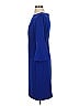 Calvin Klein Solid Blue Cocktail Dress Size 4 - photo 5