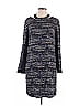 Akris Punto Tweed Gray Black Casual Dress Size 10 - photo 1