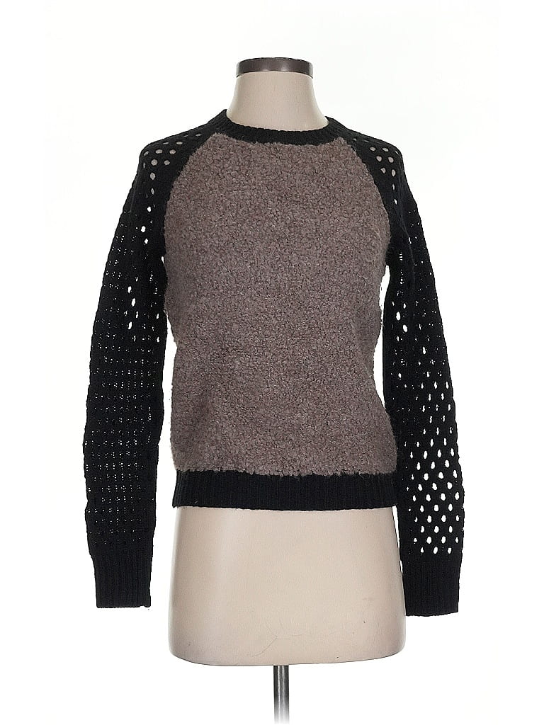 Pre-owned Graham & Spencer Wool Pullover Sweater In Black