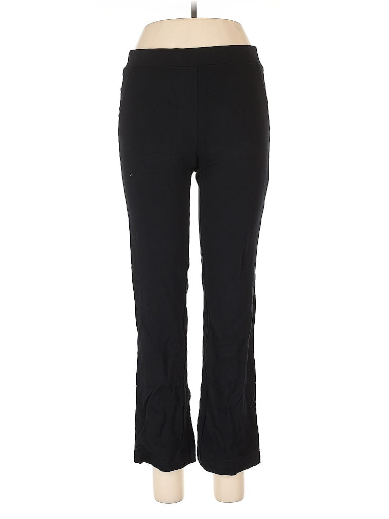 IMAN Solid Black Active Pants Size M - photo 1