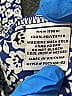 Collective Concepts 100% Polyester Floral Blue 3/4 Sleeve Blouse Size L - photo 4