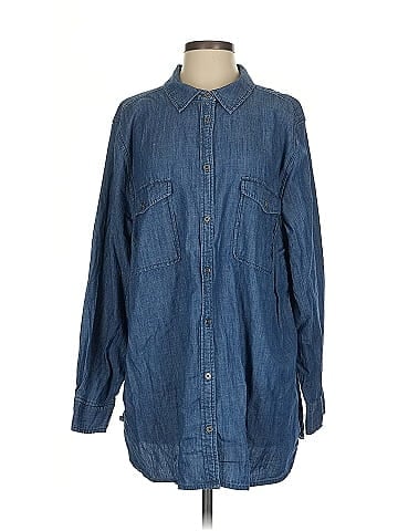 Denim 24/7 Long Sleeve Button-Down Shirt (view 1)