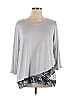 Ruby Rd. Silver Pullover Sweater Size 1X - photo 1