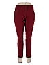 Ann Taylor LOFT Outlet Solid Burgundy Active Pants Size 10 - photo 1