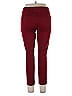 Ann Taylor LOFT Outlet Solid Burgundy Active Pants Size 10 - photo 2