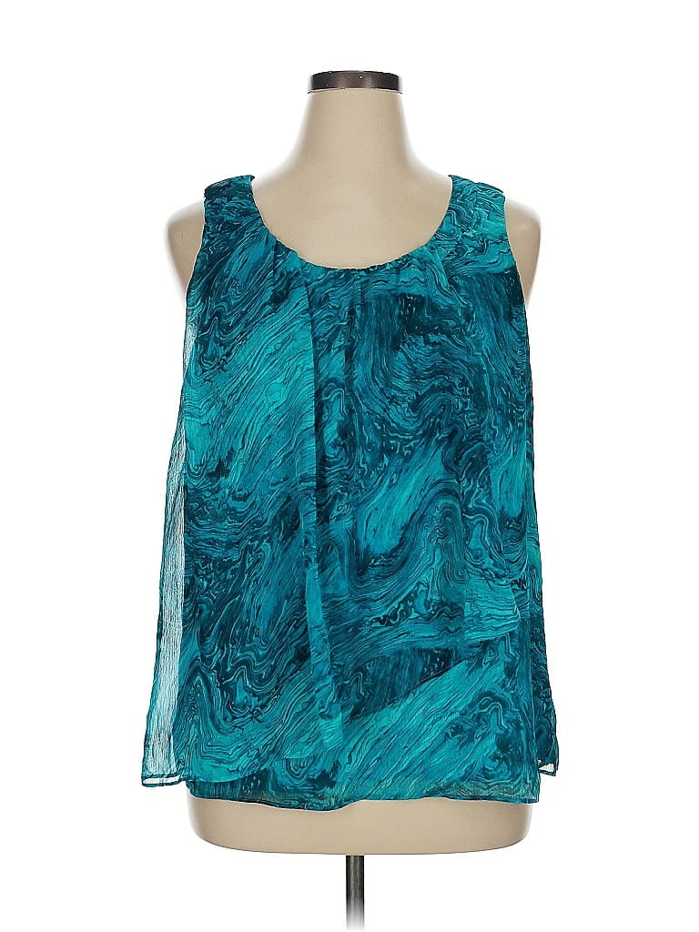 Pre-owned Michael Michael Kors Sleeveless Blouse In Blue