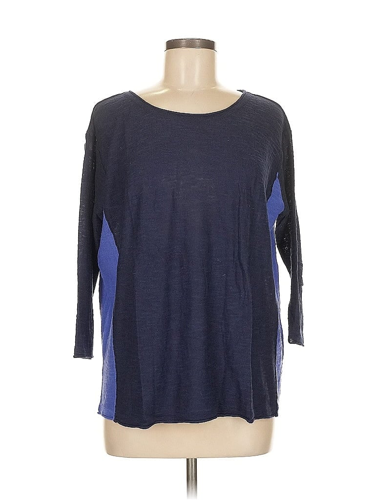 Joseph A. Blue 3/4 Sleeve T-Shirt Size M - photo 1