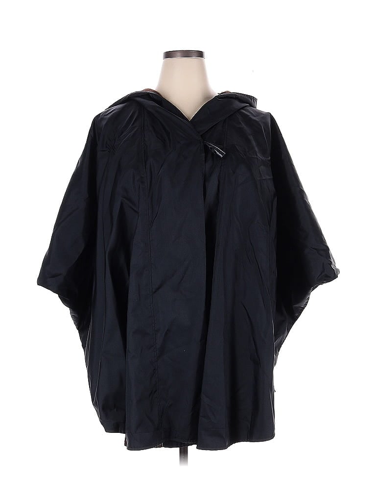 Adrienne Landau Black Raincoat One size - photo 1
