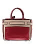 Reed Krakoff 100% Leather Color Block Burgundy Pink Leather Satchel One size - photo 3