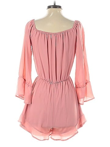 Peach Love Romper (view 2)