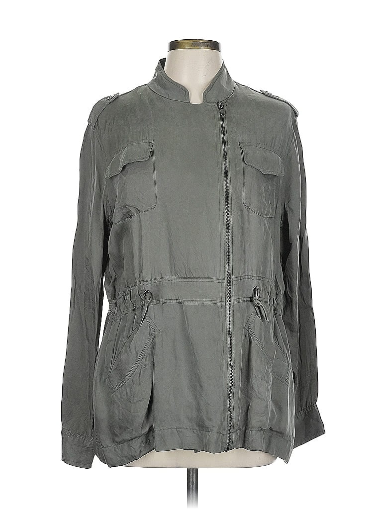 Rails 100% Cupro Gray Jacket Size L - photo 1