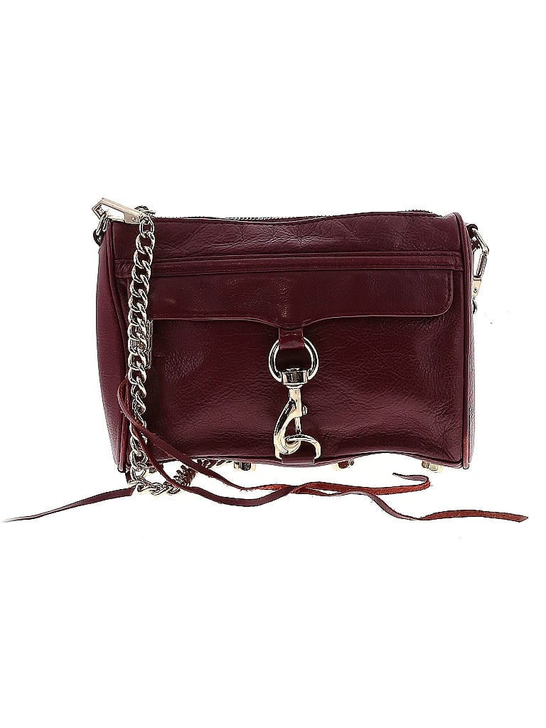 Rebecca Minkoff 100% Leather Burgundy Leather Crossbody Bag One size - photo 1