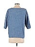 Purejill 100% Cotton Blue Short Sleeve Blouse Size XS - photo 2