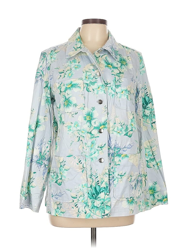 Pre-owned Evan Picone Jacket In Silver