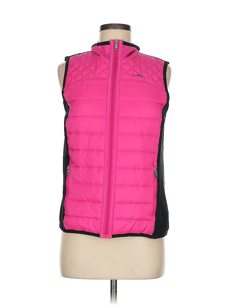 L-RL Lauren Active Ralph Lauren Pink Vest Size M - photo 1