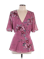 City Chic Short Sleeve Blouse