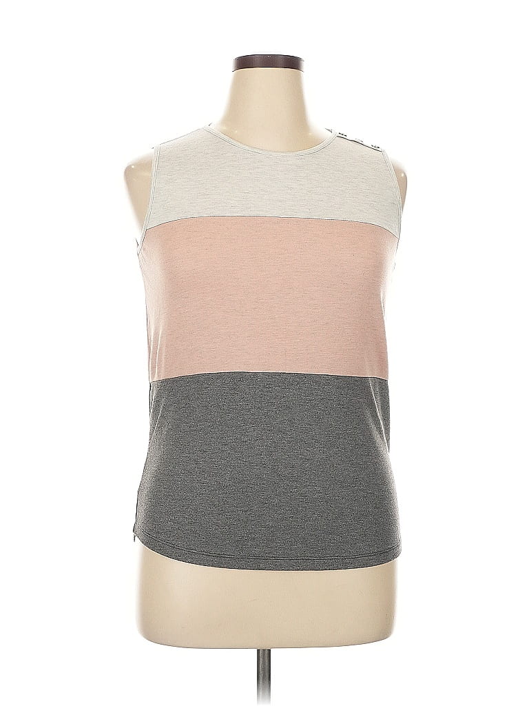 Pre-owned Pink Clover Sleeveless T-shirt In Gray