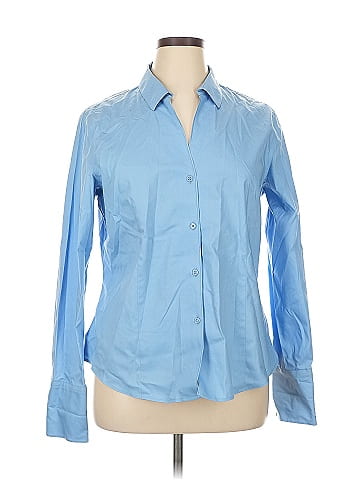 Jones New York Collection Long Sleeve Button-Down Shirt (view 1)