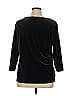 Chico's Design Black 3/4 Sleeve Top Size XL - photo 2
